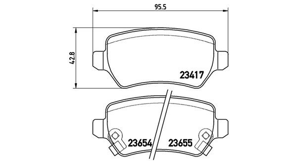 MAGNETI MARELLI Комплект тормозных колодок, дисковый тормоз 363700459038